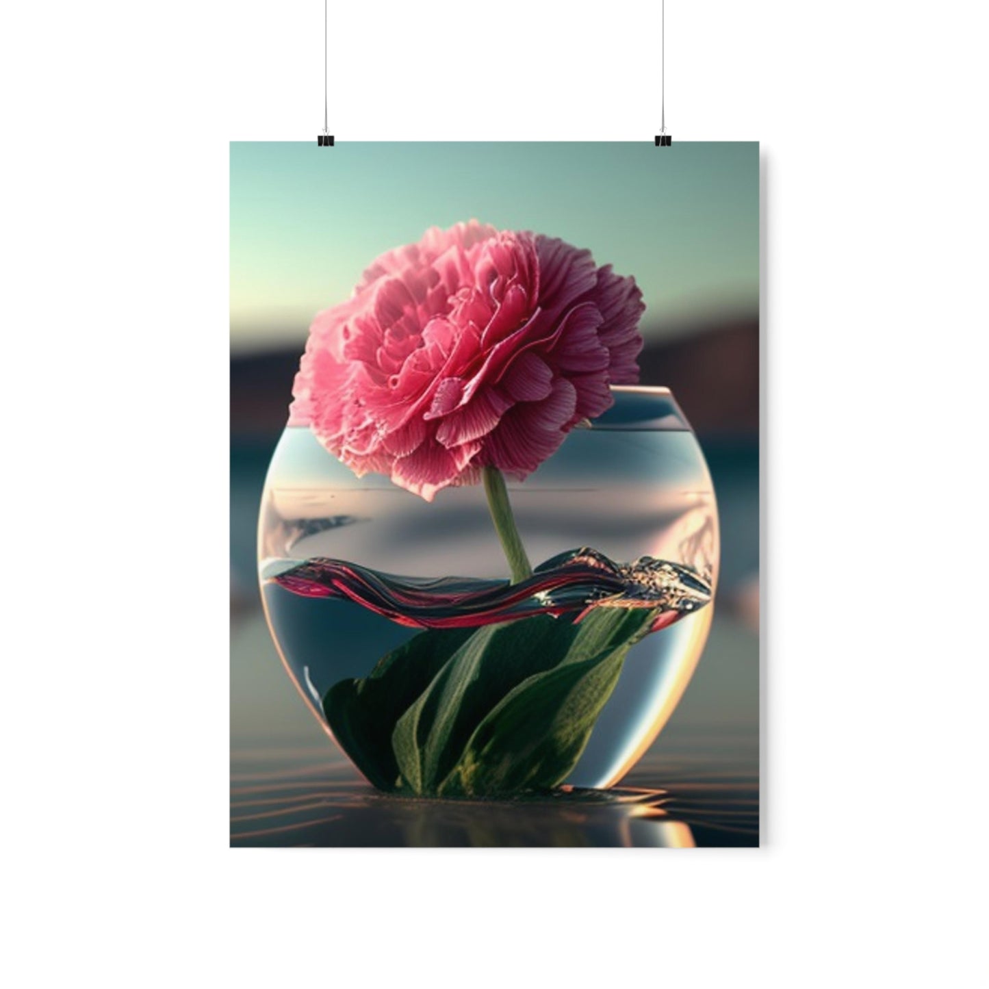 Premium Matte Vertical Posters Carnation 2