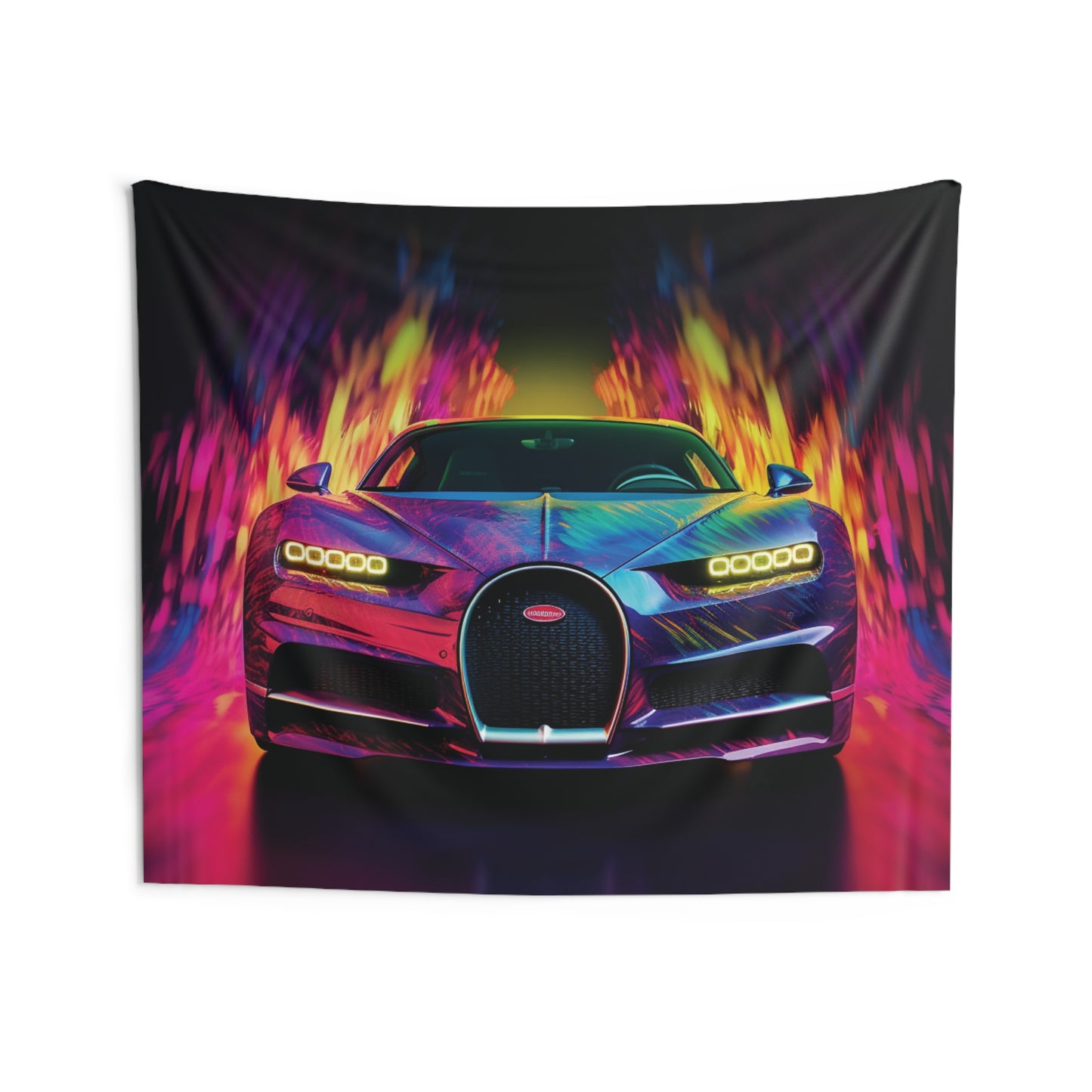 Indoor Wall Tapestries Florescent Bugatti Flair 3