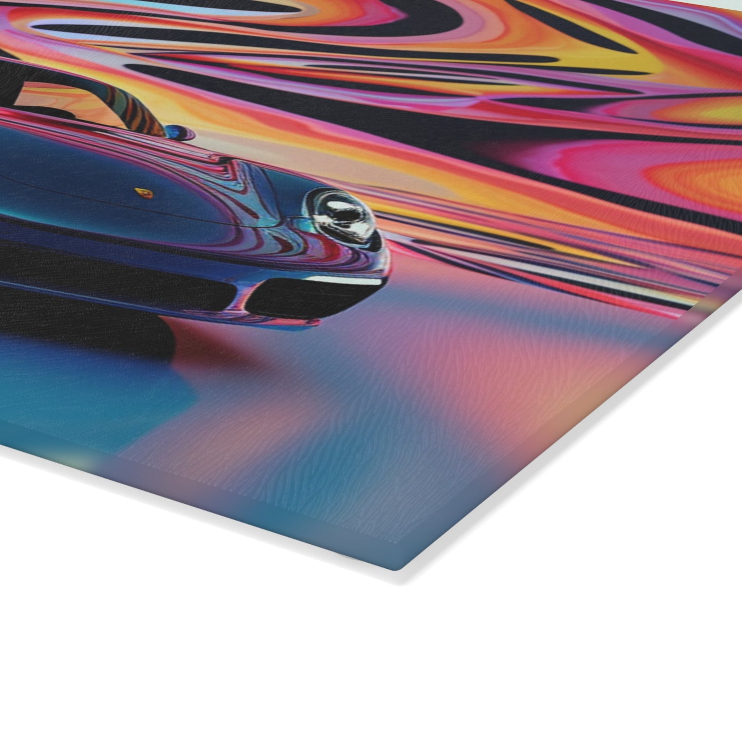 Glass Cutting Board Porsche Water Fusion 2