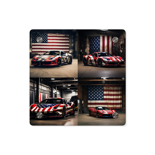 Acrylic Wall Art Panels American Flag Farrari 5