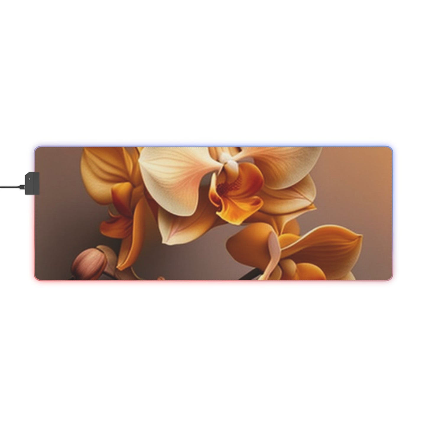 LED Gaming Mouse Pad orchid pedals 2