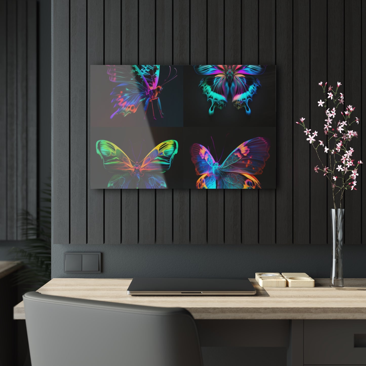 Acrylic Prints Raw Hyper Color Butterfly 5