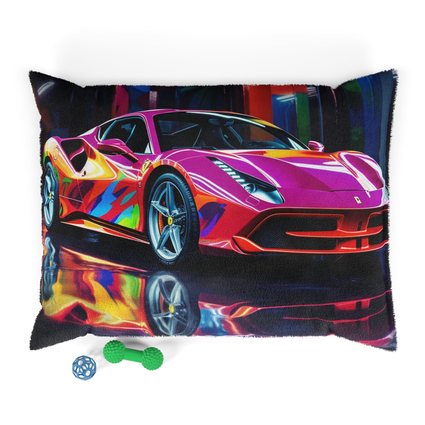 Pet Bed Pink Macro Ferrari 1