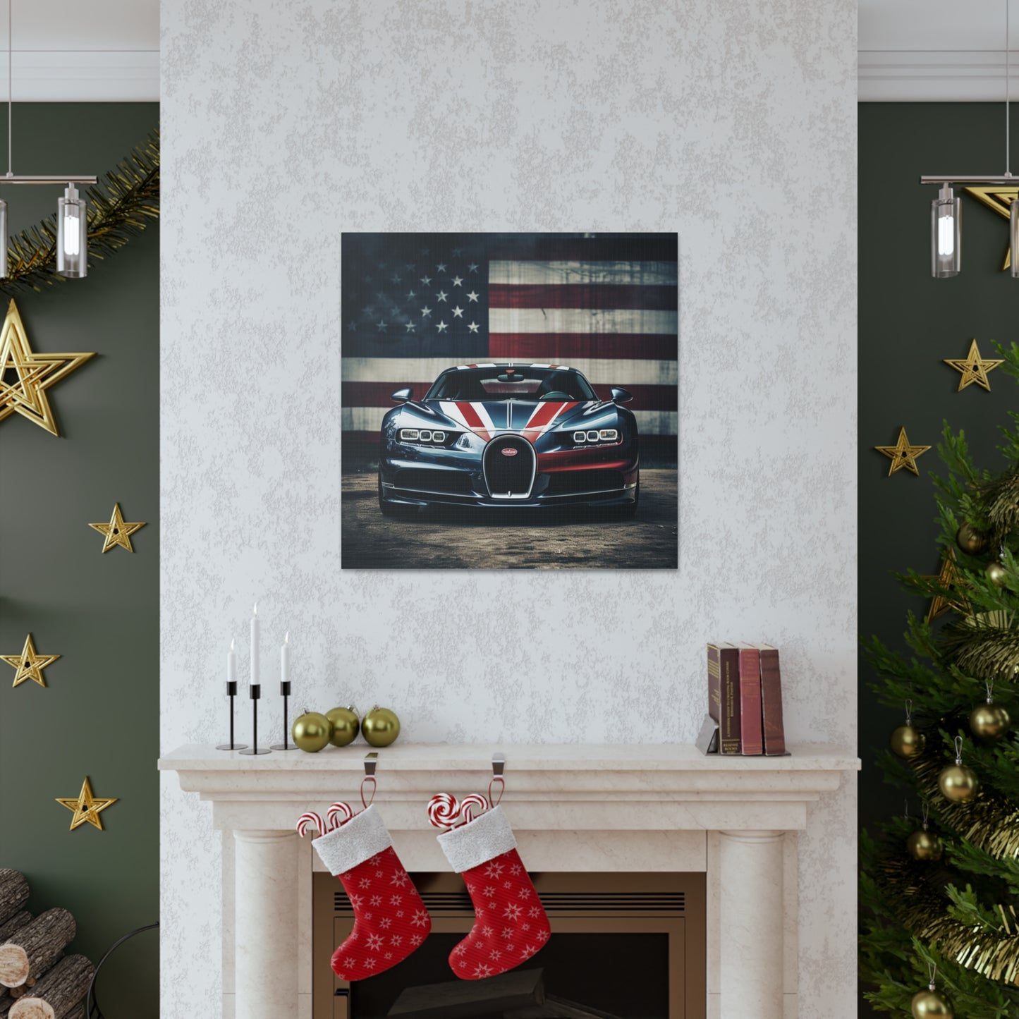 Canvas Gallery Wraps Bugatti Flag 2