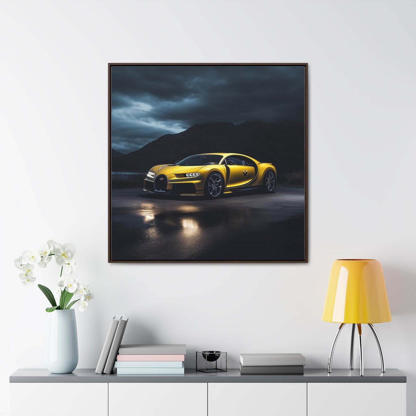 Gallery Canvas Wraps, Square Frame Bugatti Real Look 4