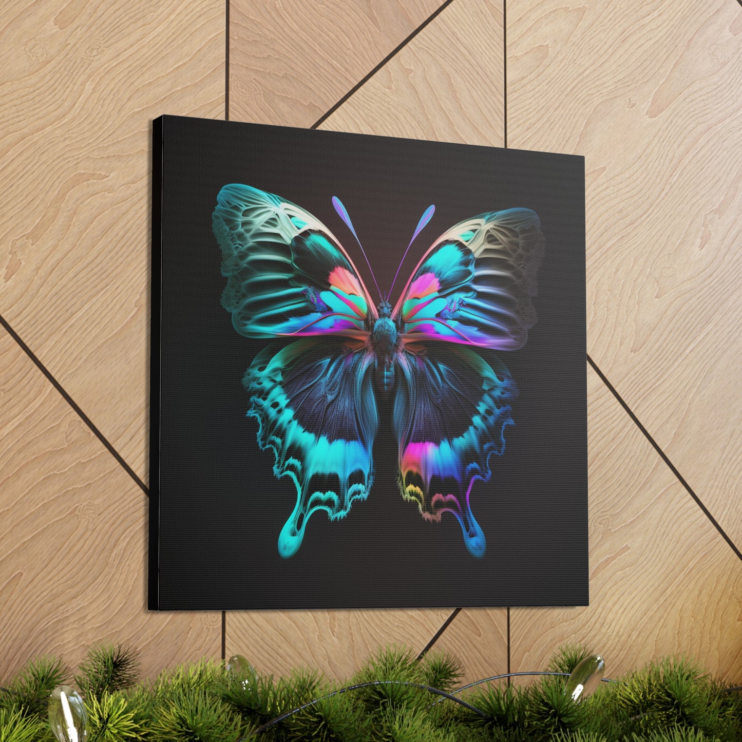 Canvas Gallery Wraps Raw Florescent Glow 1