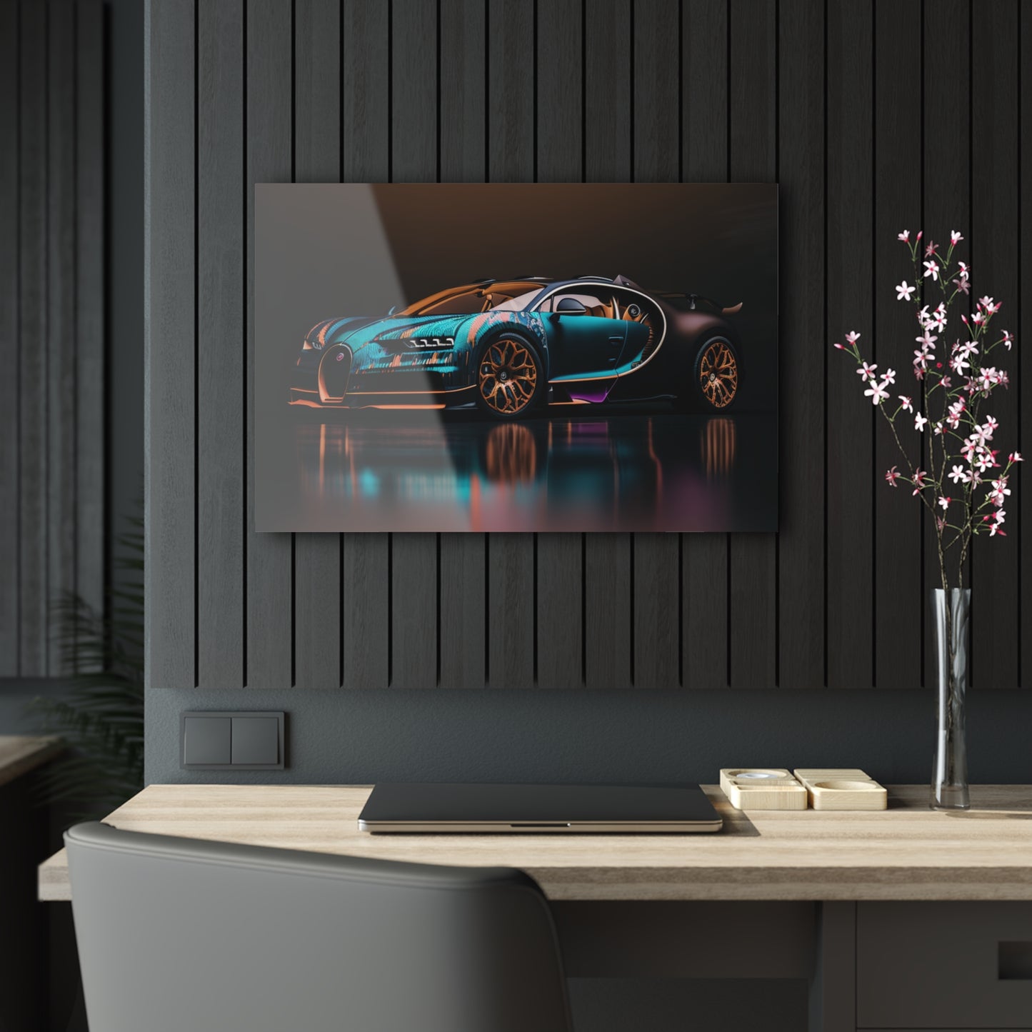 Acrylic Prints Bugatti Blue 2