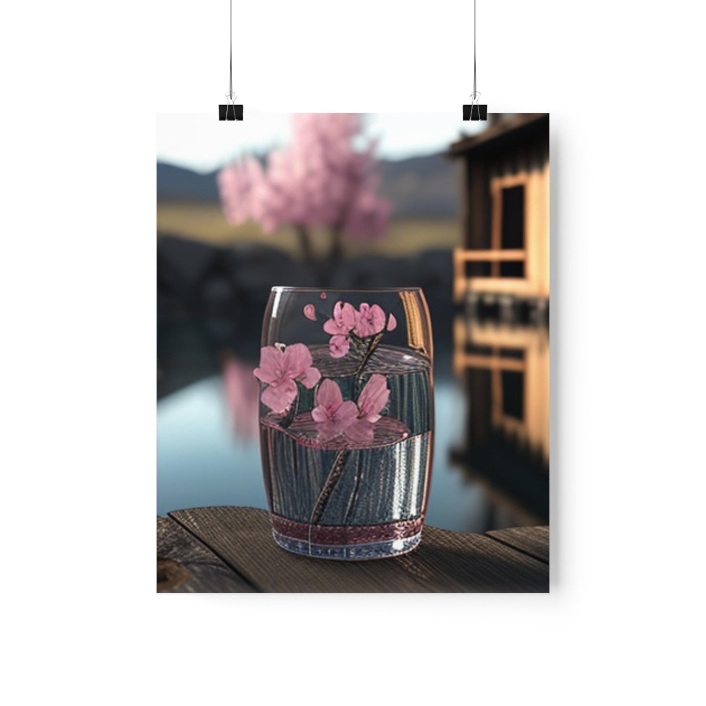 Premium Matte Vertical Posters Cherry Blossom 1