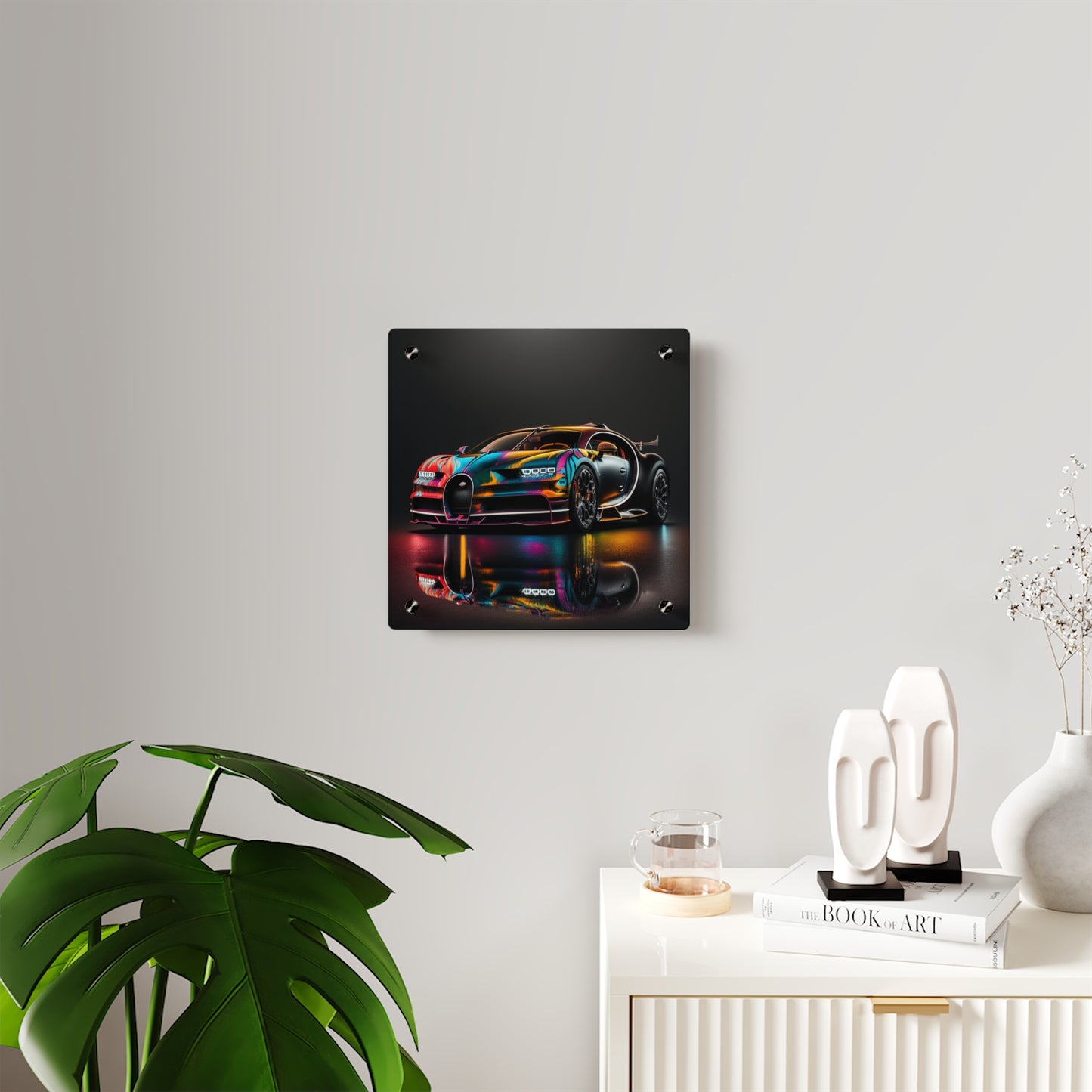 Acrylic Wall Art Panels Bugatti Chiron Super 2