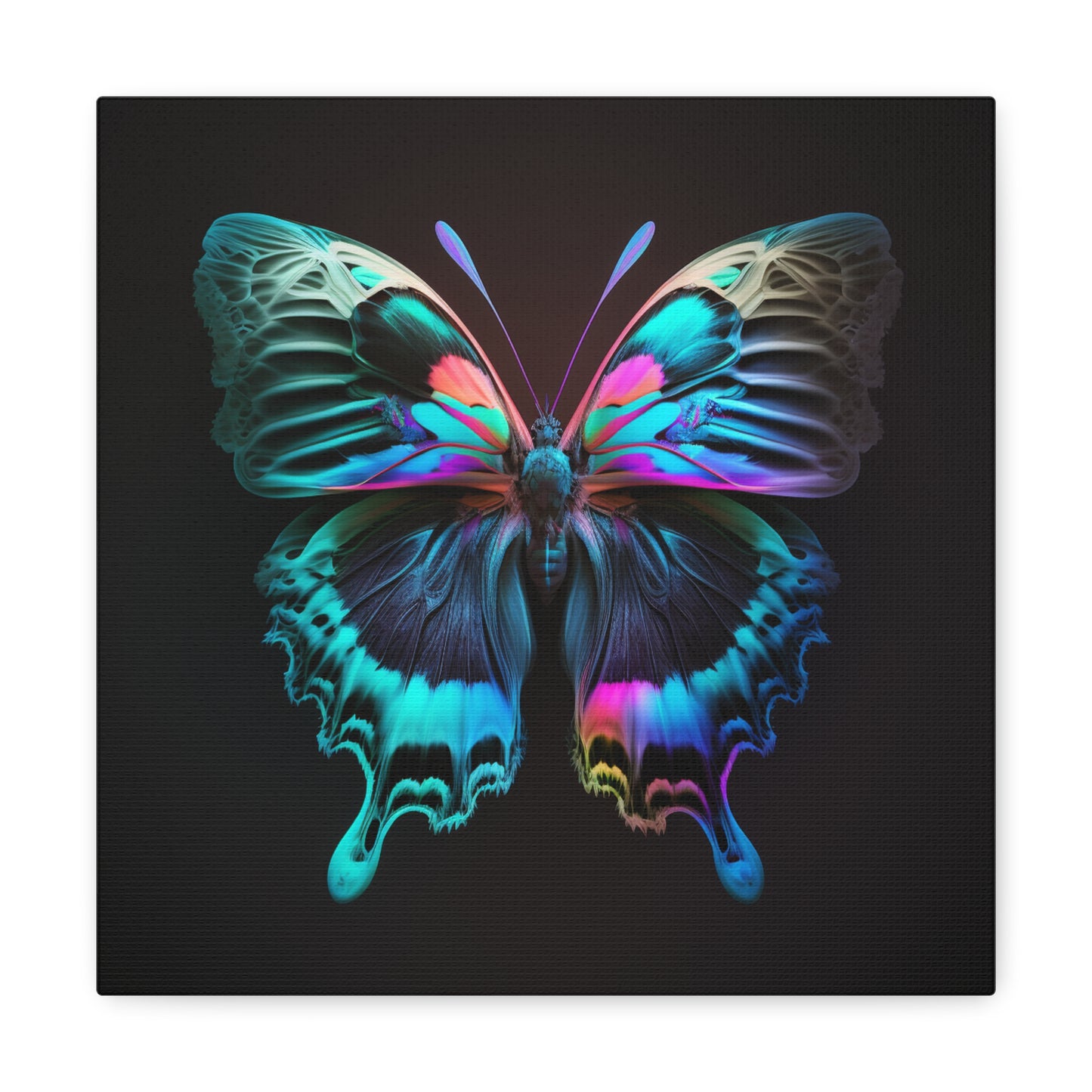 Canvas Gallery Wraps Raw Florescent Glow 1