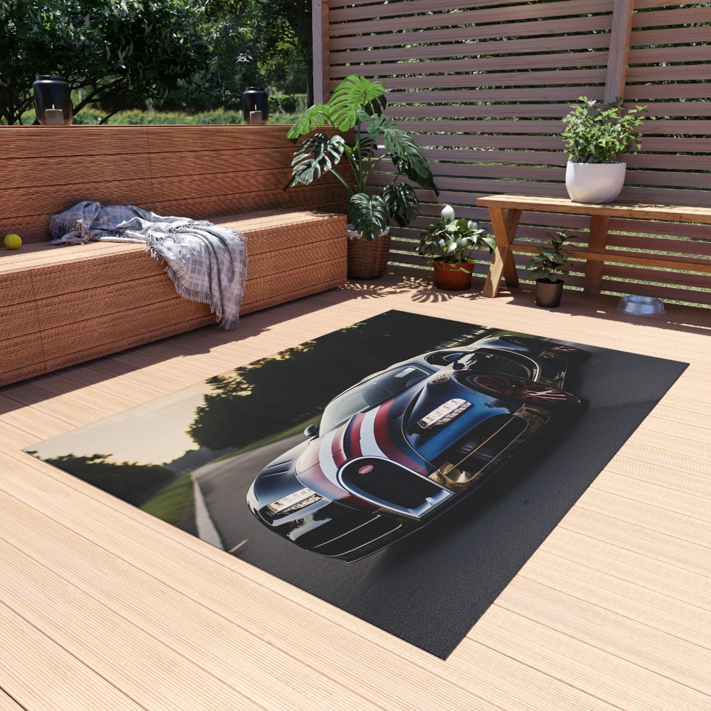 Outdoor Rug  Bugatti Flag American 1