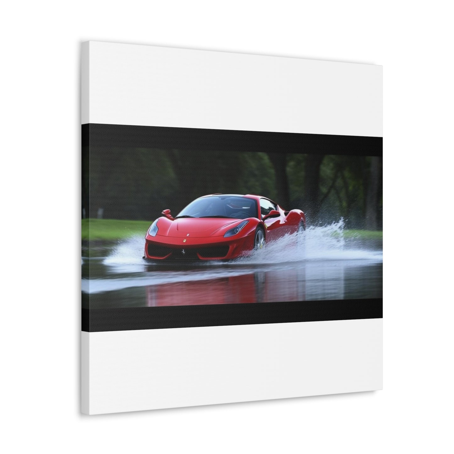 Canvas Gallery Wraps Water Ferrari Splash 2