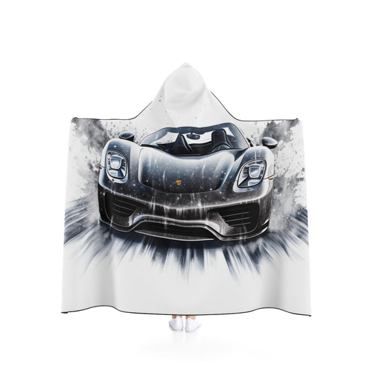 Hooded Blanket 918 Spyder white background driving fast with water splashing 3