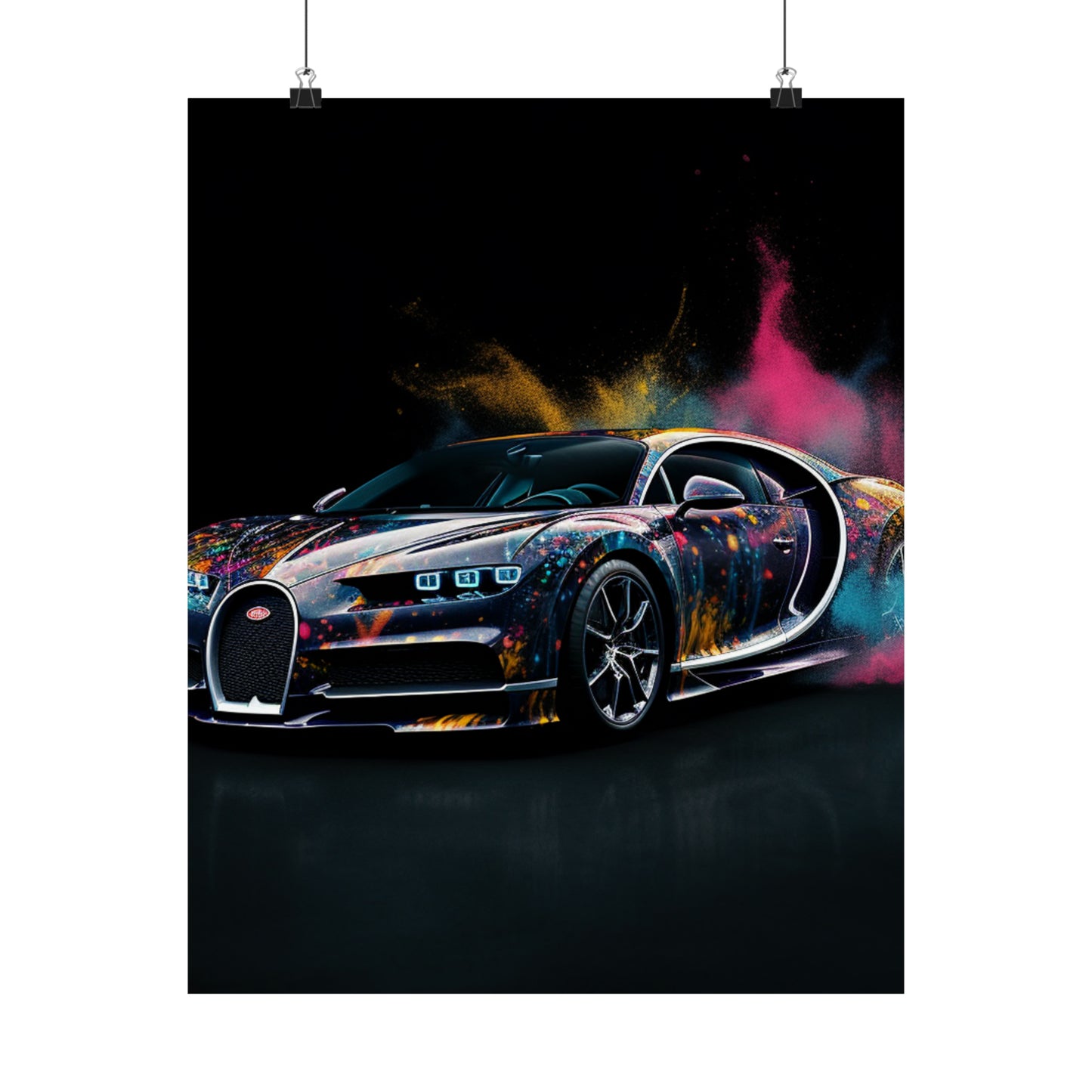 Premium Matte Vertical Posters Hyper Bugatti 4