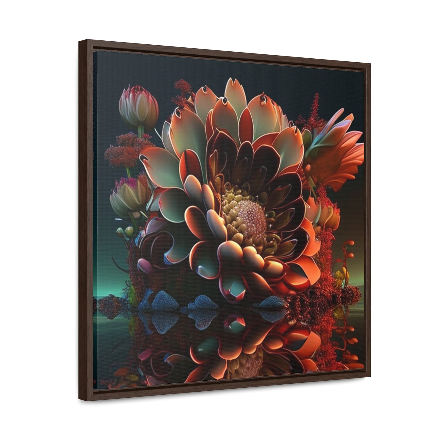 Gallery Canvas Wraps, Square Frame Flower Arangment 4