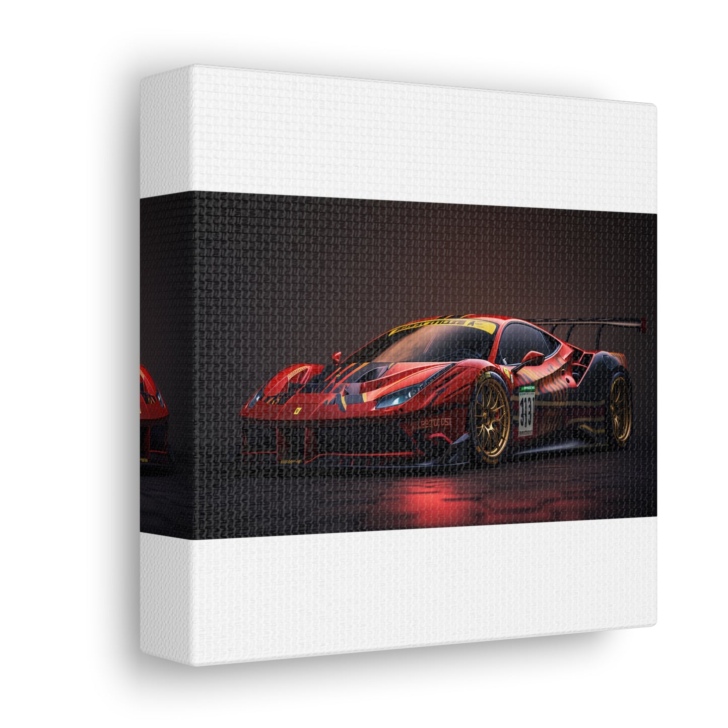 Canvas Gallery Wraps Ferrari Red 1