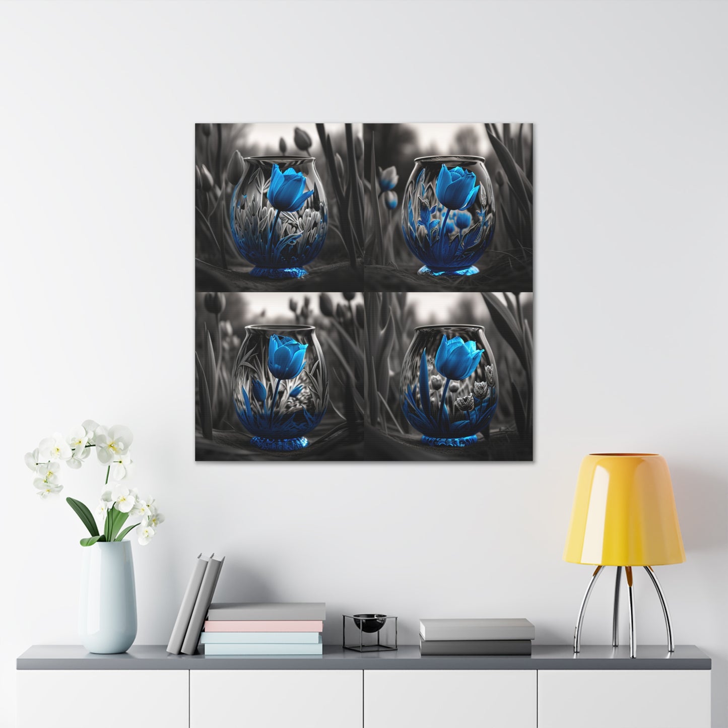 Canvas Gallery Wraps Tulip Blue 5