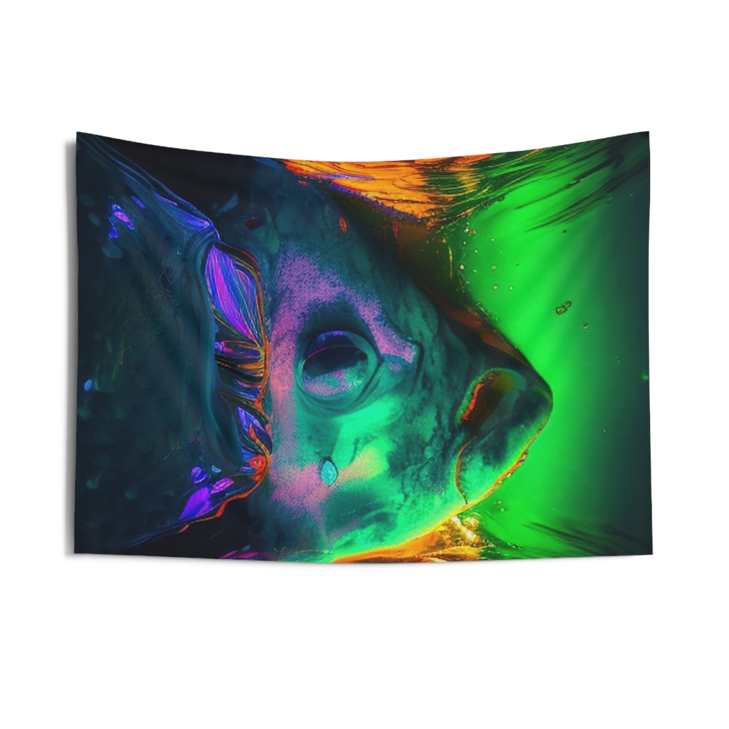 Indoor Wall Tapestries Florescent Glow 1