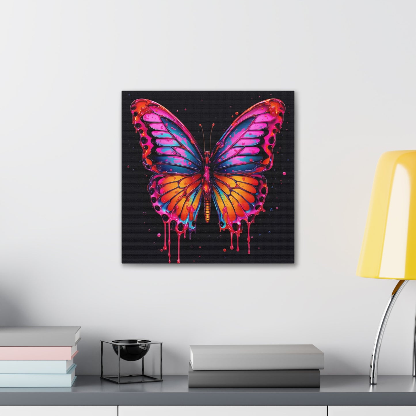 Canvas Gallery Wraps Pink Butterfly Flair 1