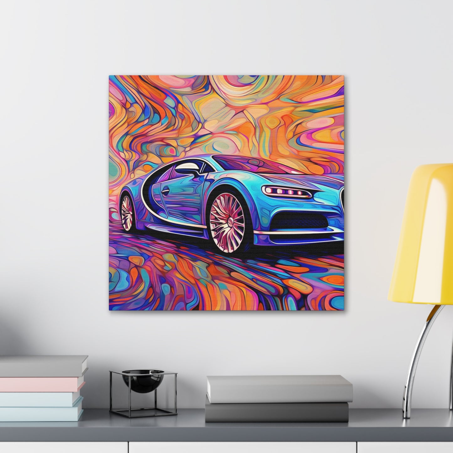 Canvas Gallery Wraps Bugatti Abstract Concept 3