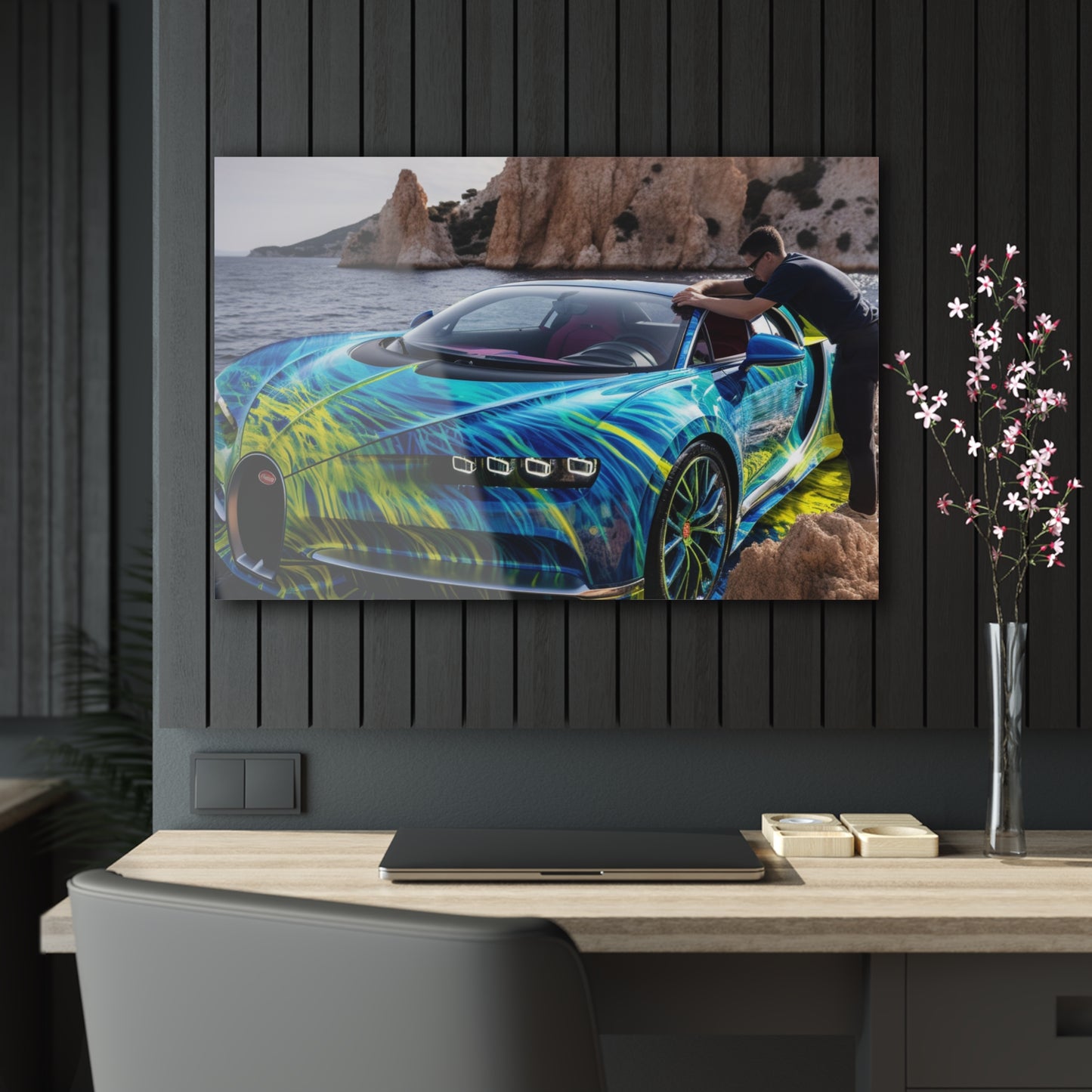 Acrylic Prints Bugatti Water 1