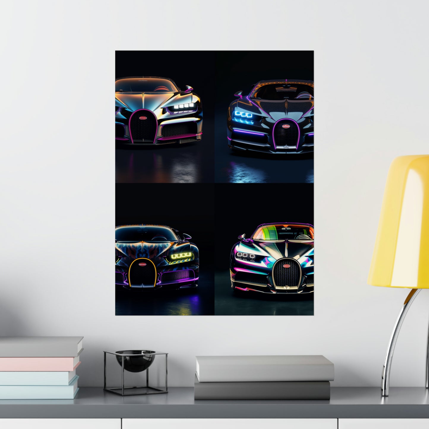 Premium Matte Vertical Posters Hyper Bugatti Chiron 5