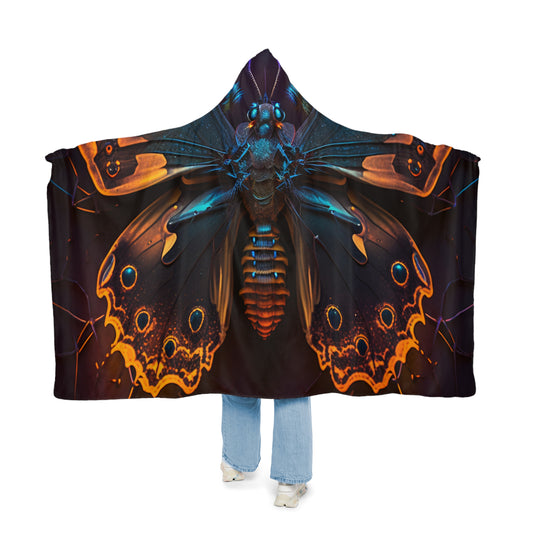 Snuggle Hooded Blanket Neon Hue Butterfly 2