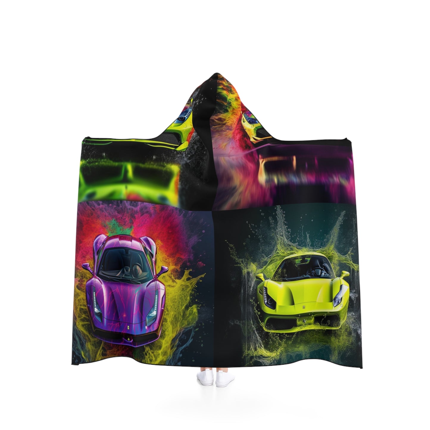 Hooded Blanket Farrari Water 5