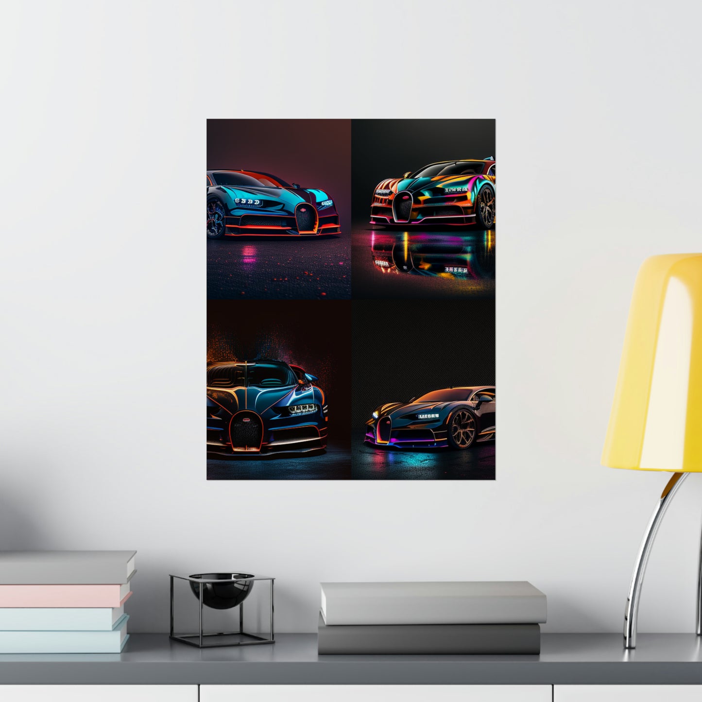 Premium Matte Vertical Posters Bugatti Chiron Super 5