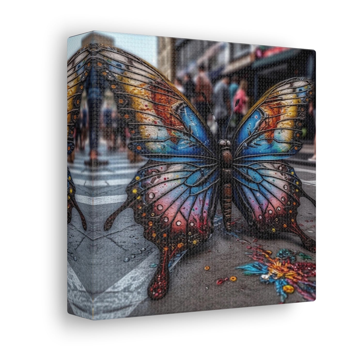 Canvas Gallery Wraps Liquid Street Butterfly 4