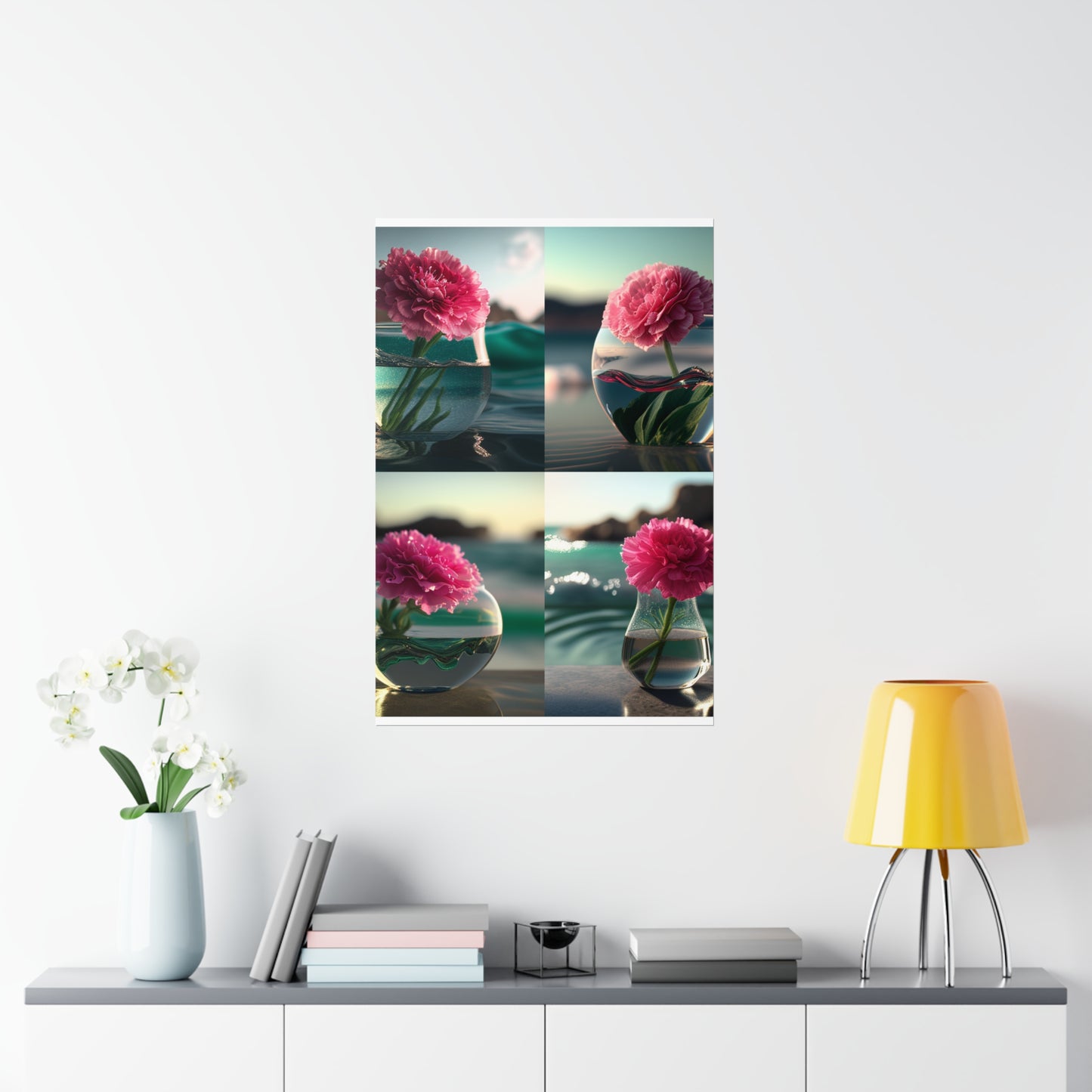 Premium Matte Vertical Posters Carnation 5