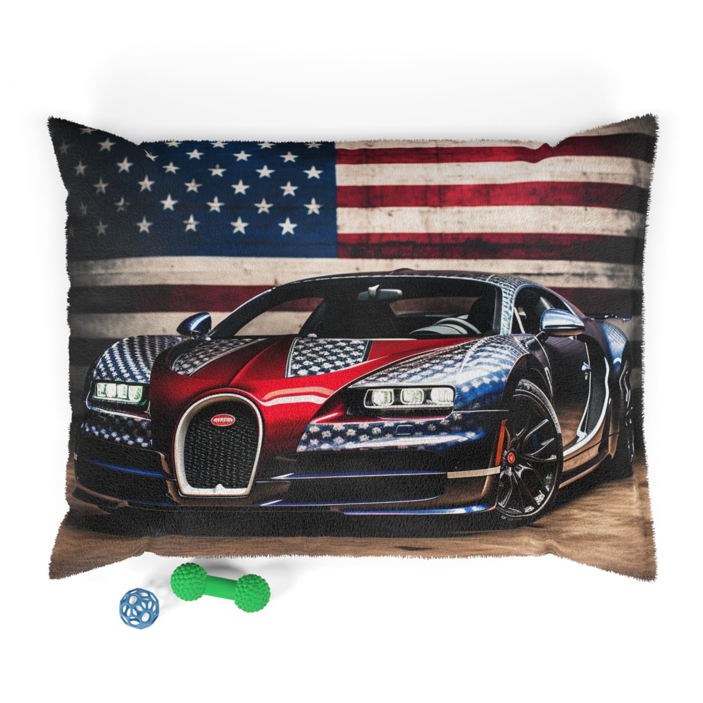 Pet Bed Bugatti American Flag 1