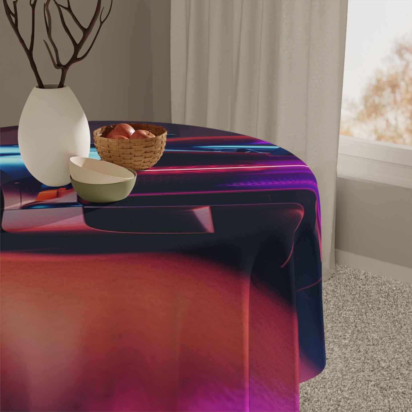 Tablecloth Hyper Bugatti Neon Chiron 2