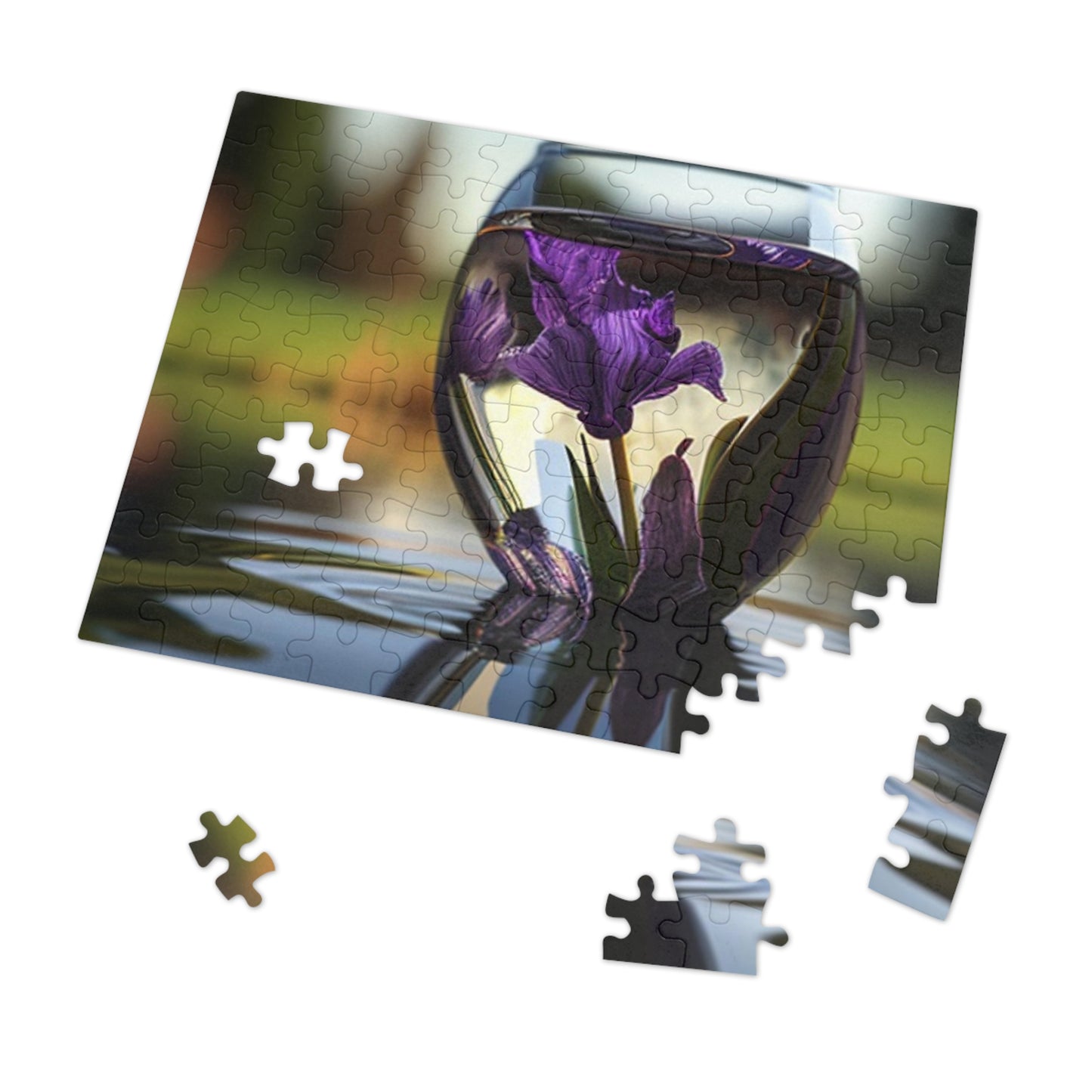 Jigsaw Puzzle (30, 110, 252, 500,1000-Piece) Purple Iris in a vase 3