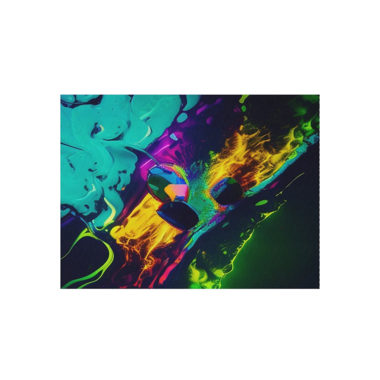 Outdoor Rug  Florescent Glow 4