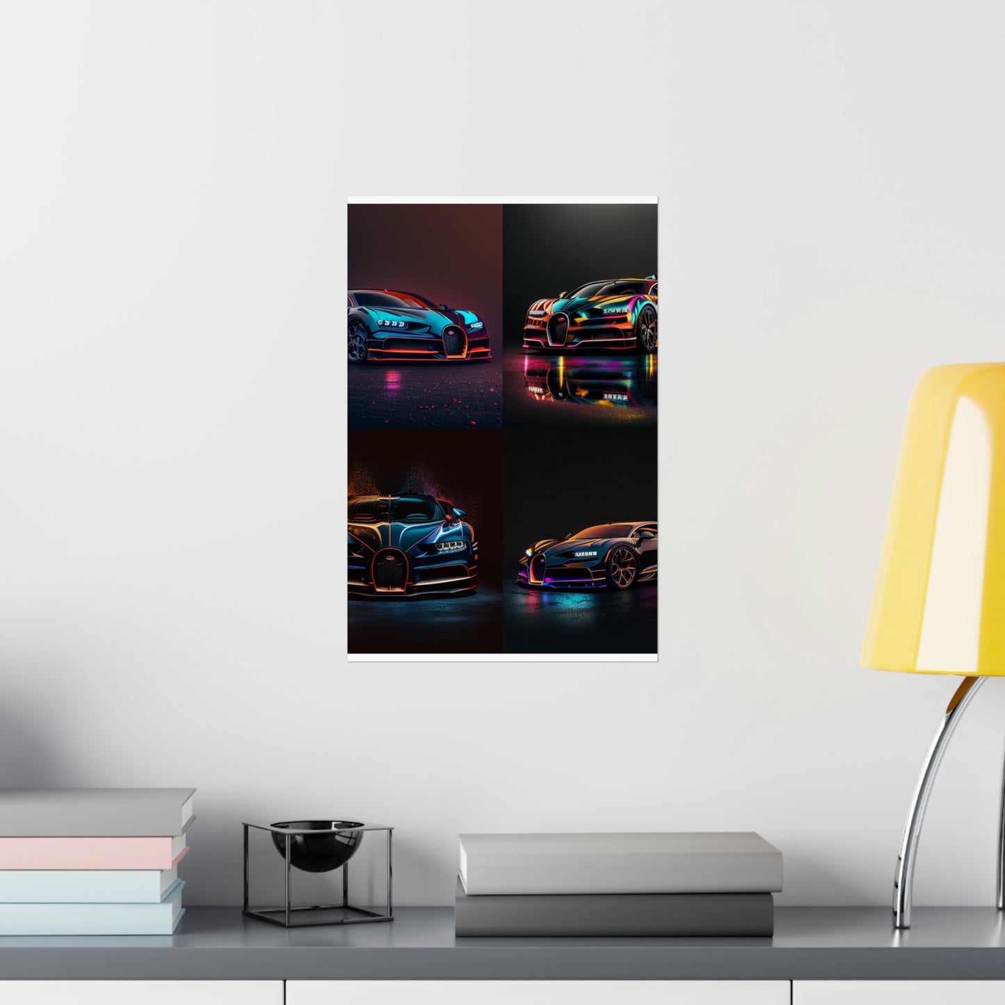 Premium Matte Vertical Posters Bugatti Chiron Super 5