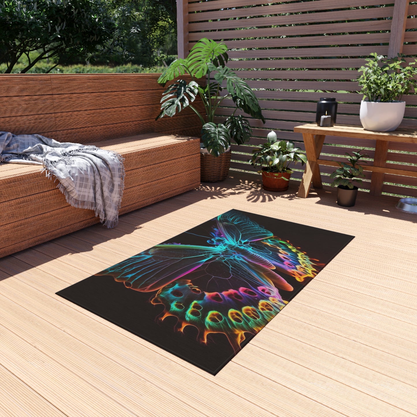 Outdoor Rug  Thermal Butterfly 2