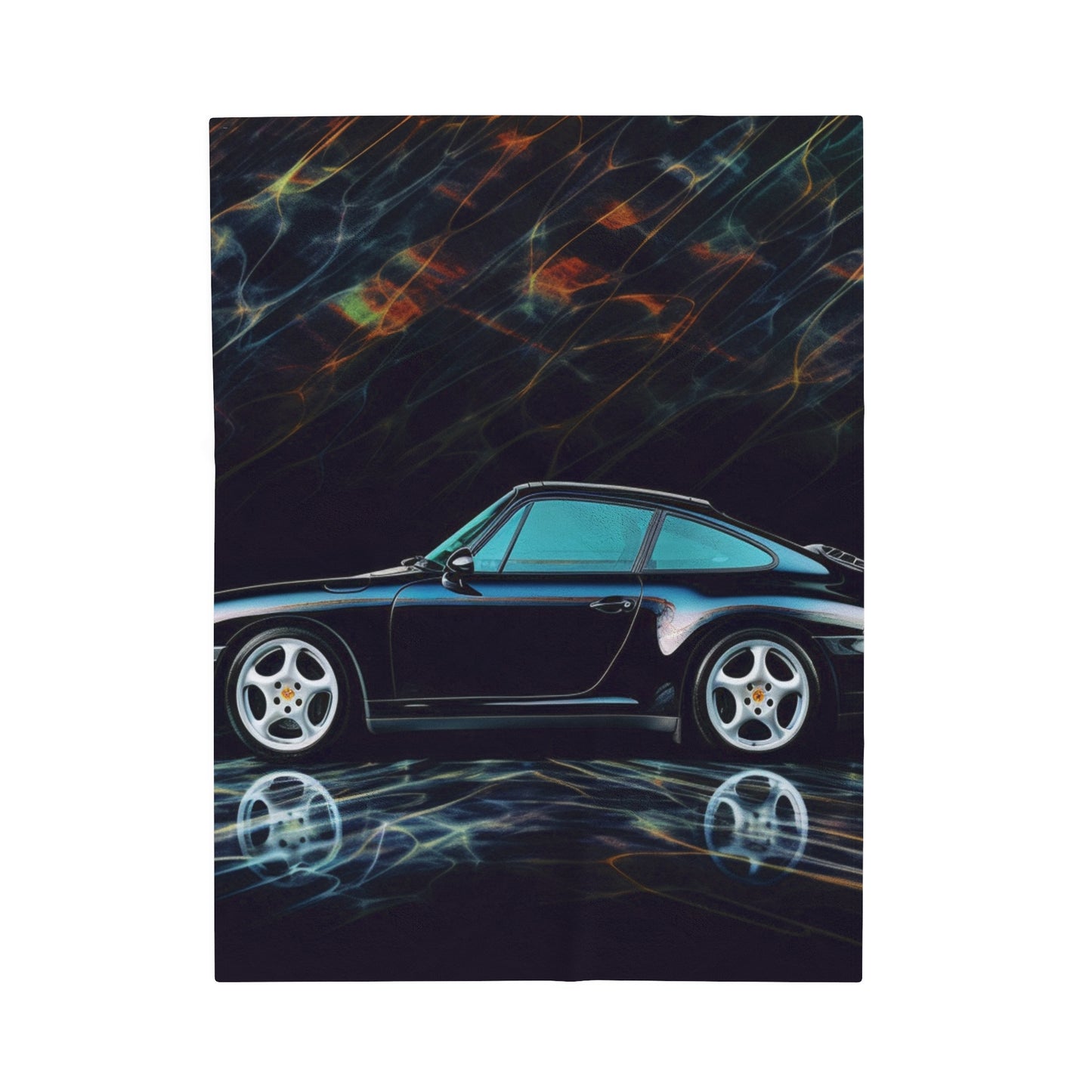 Velveteen Plush Blanket Porsche 933 2