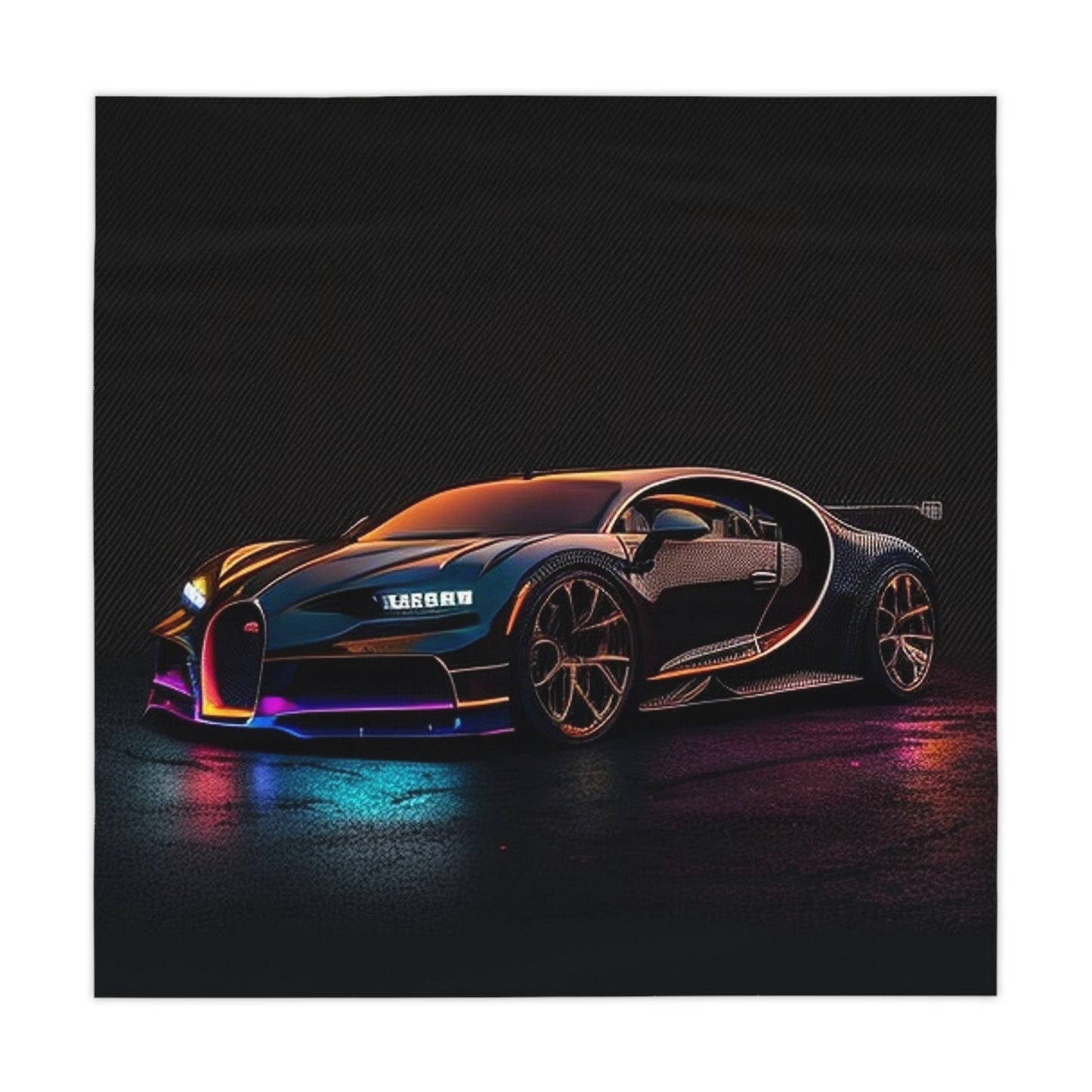 Tablecloth Bugatti Chiron Super 4