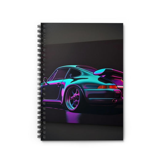 Spiral Notebook - Ruled Line Porsche Purple 2