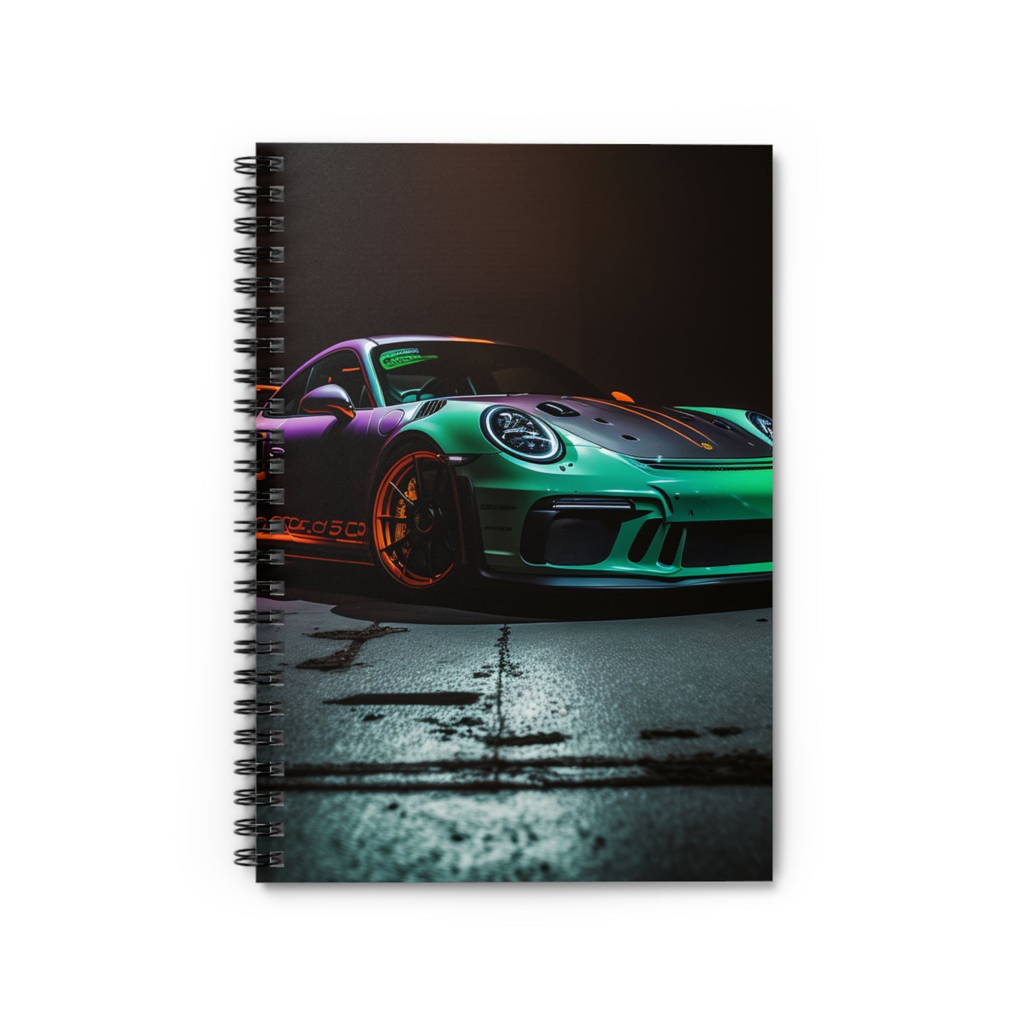 Spiral Notebook - Ruled Line Porsche Color 4