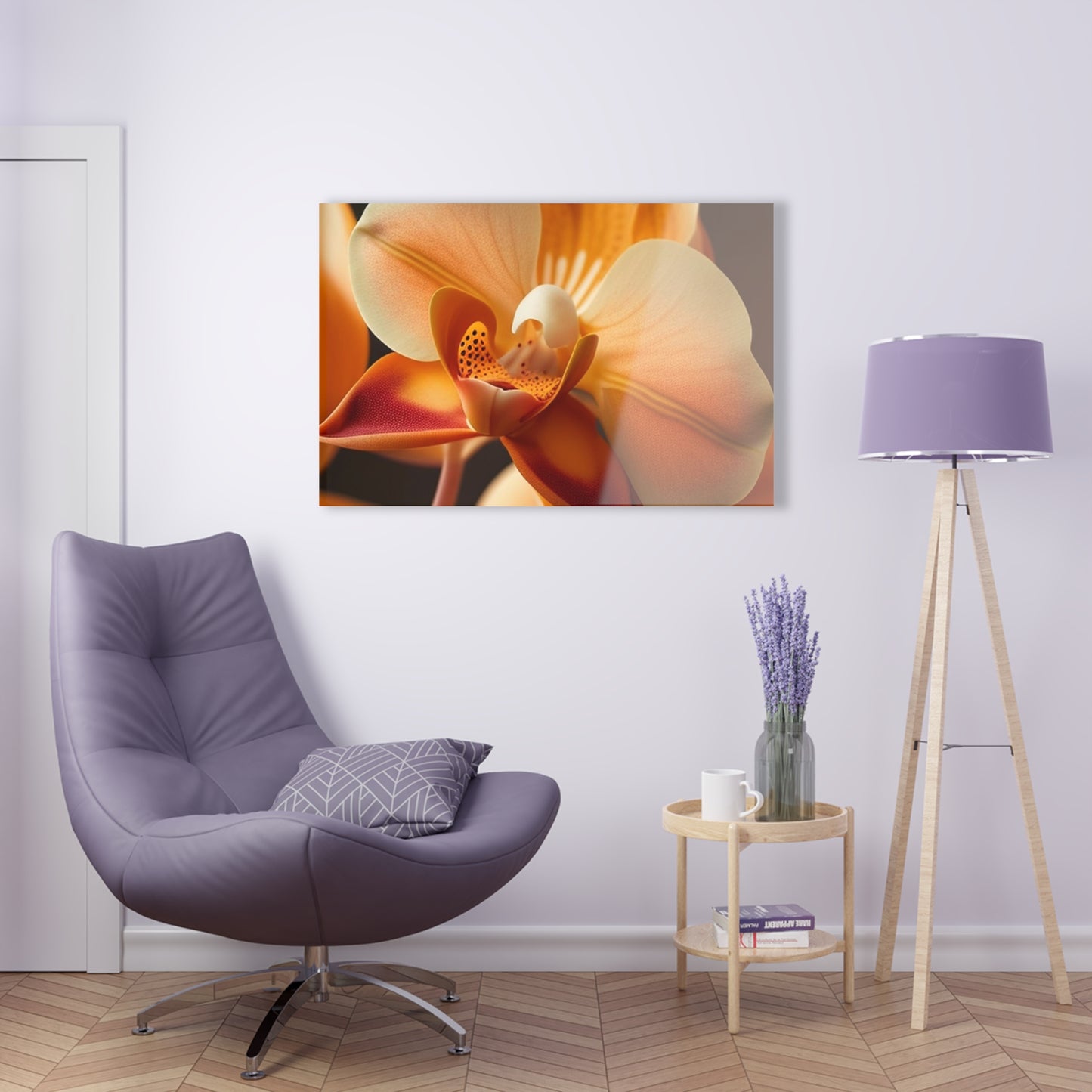 Acrylic Prints Orange Orchid 3