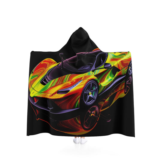 Hooded Blanket Ferrari Neon 4