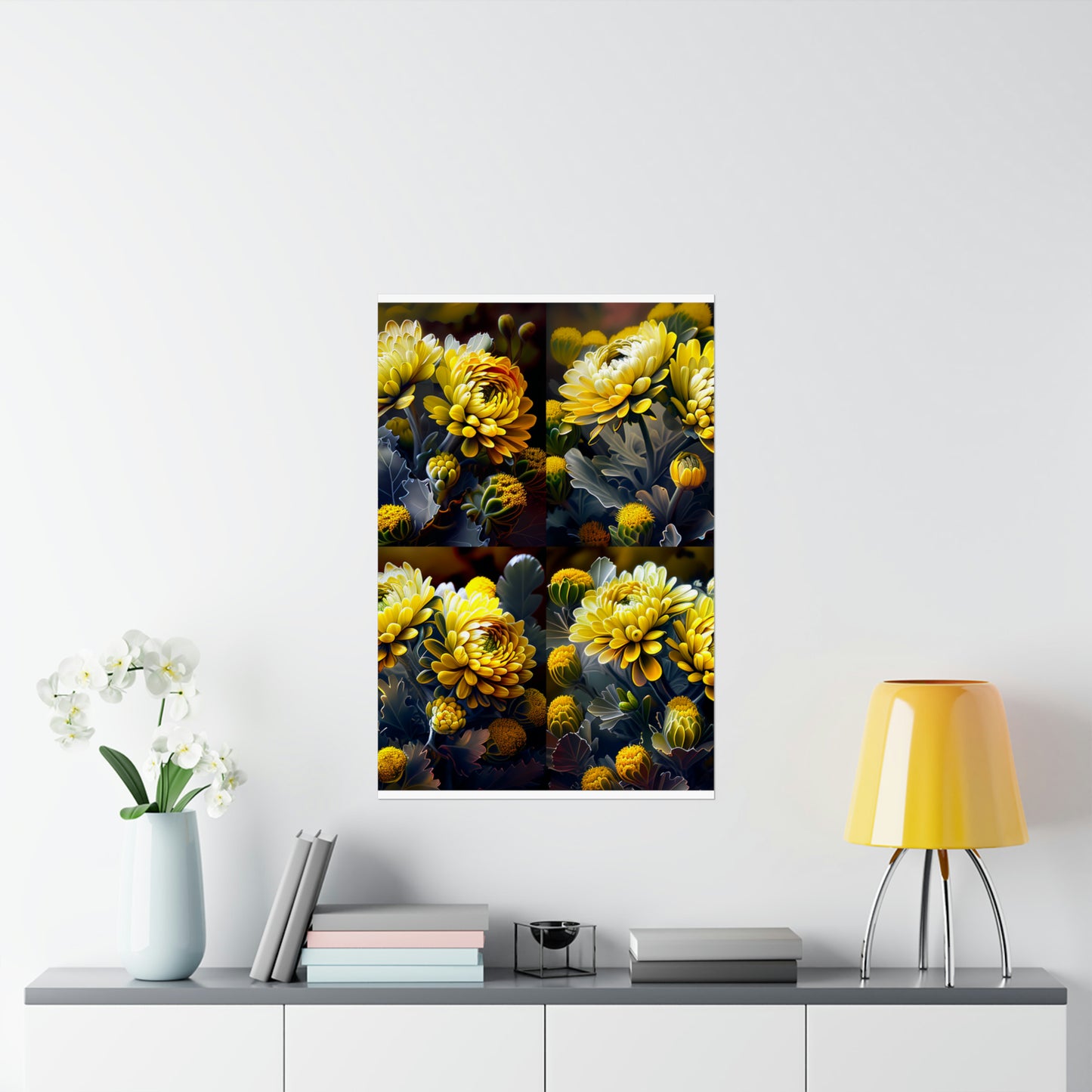 Premium Matte Vertical Posters Yellow Hermosas Flores Amarillas 5