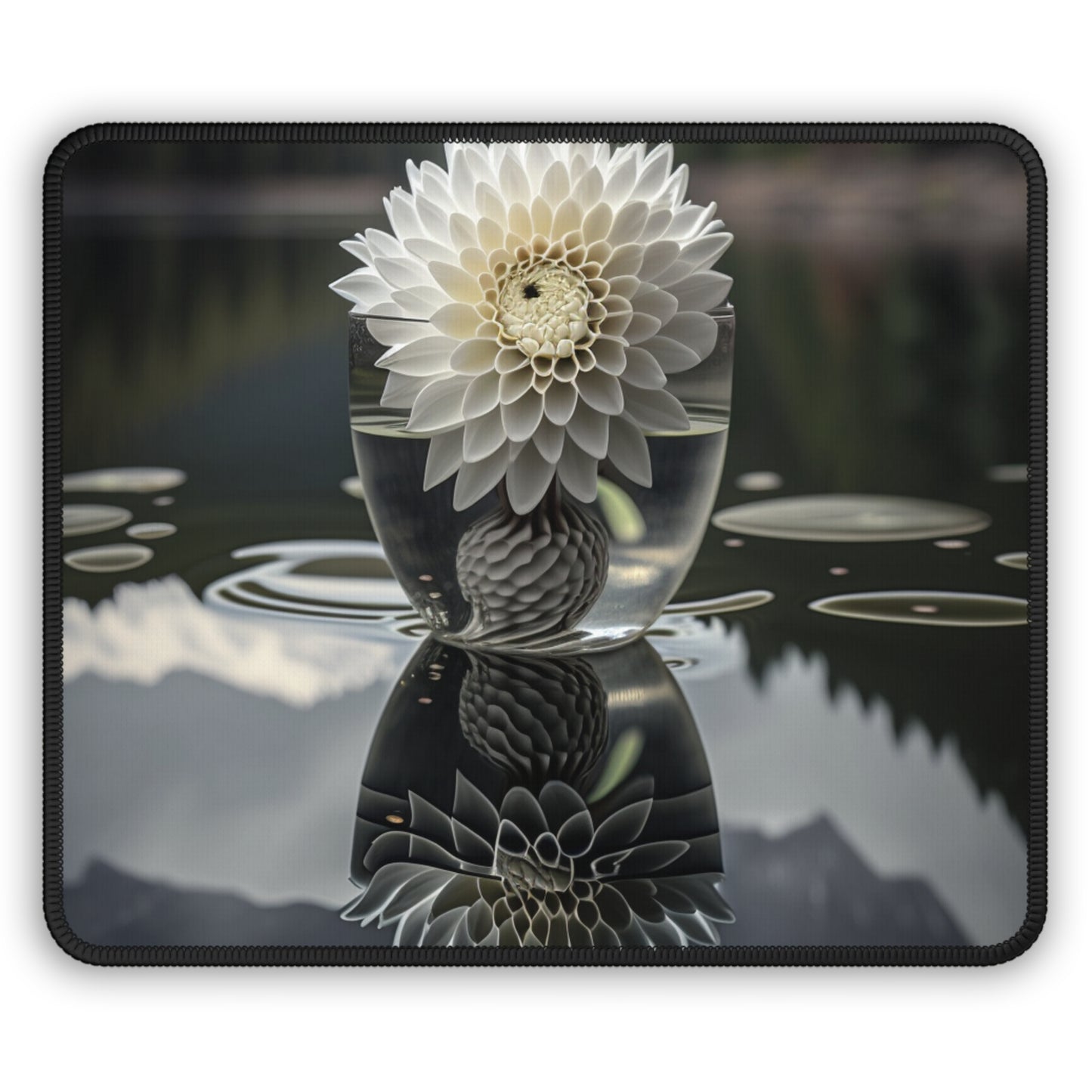 Gaming Mouse Pad  White Dahlia 3