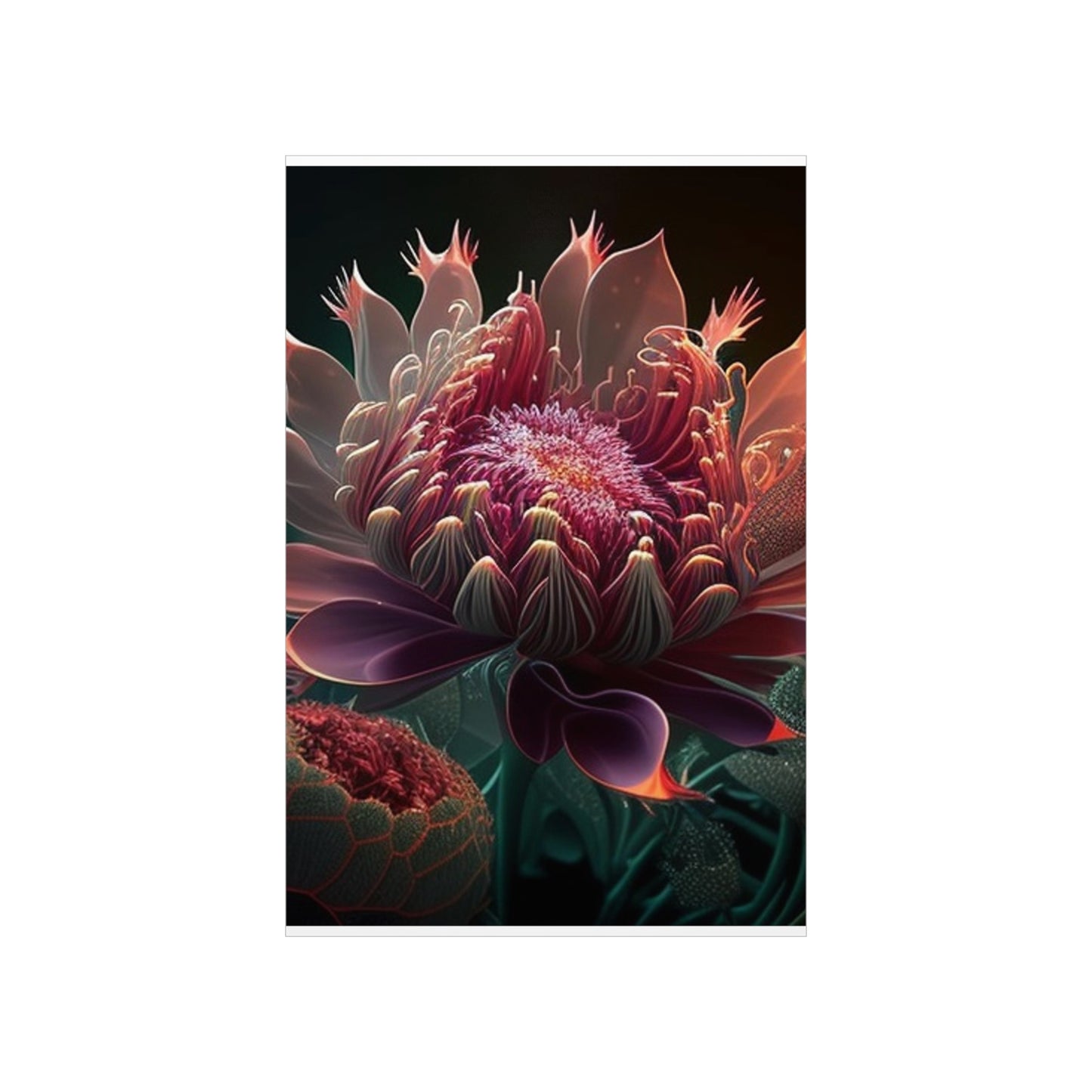 Premium Matte Vertical Posters Flower Arangment 1