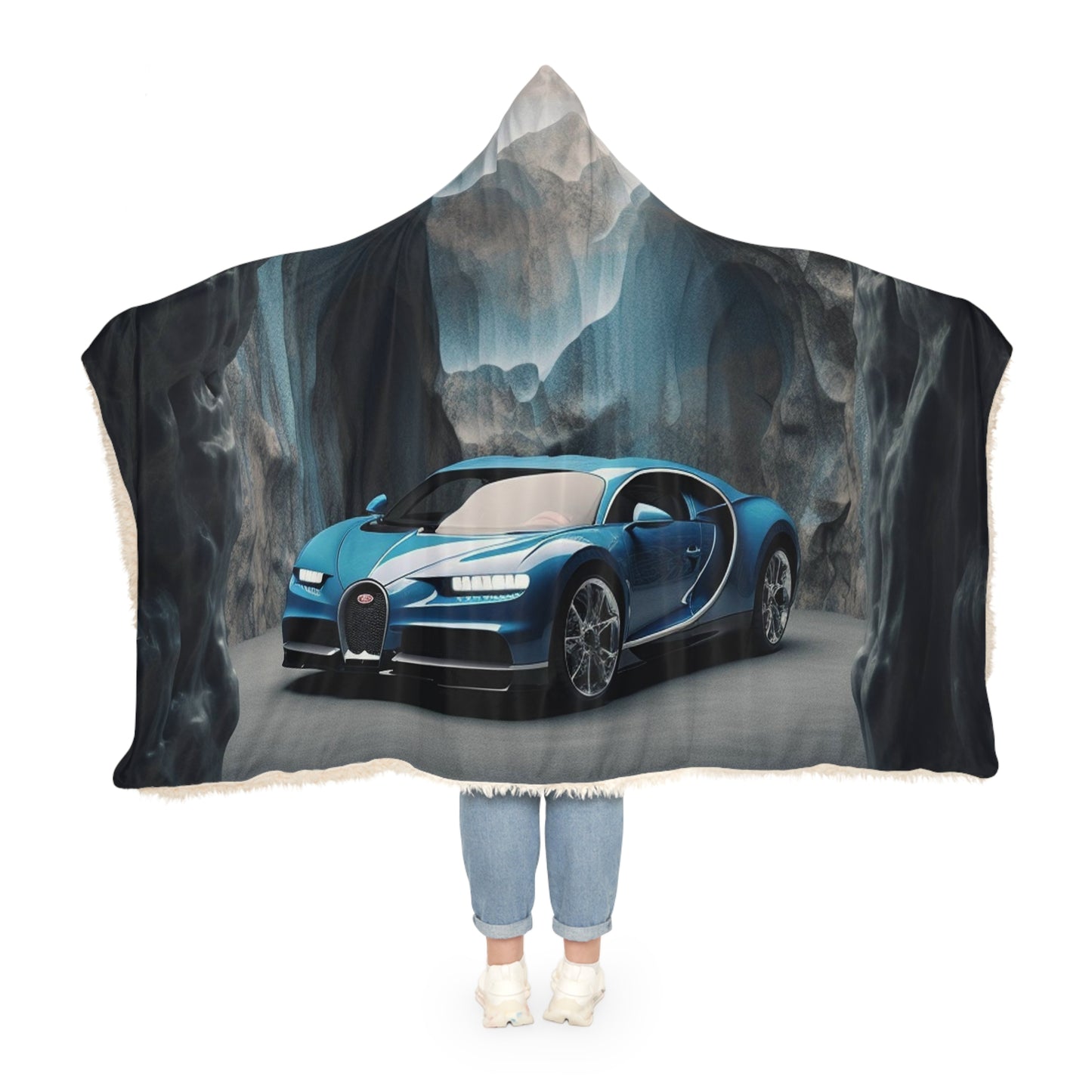 Snuggle Hooded Blanket Bugatti Real Look 2