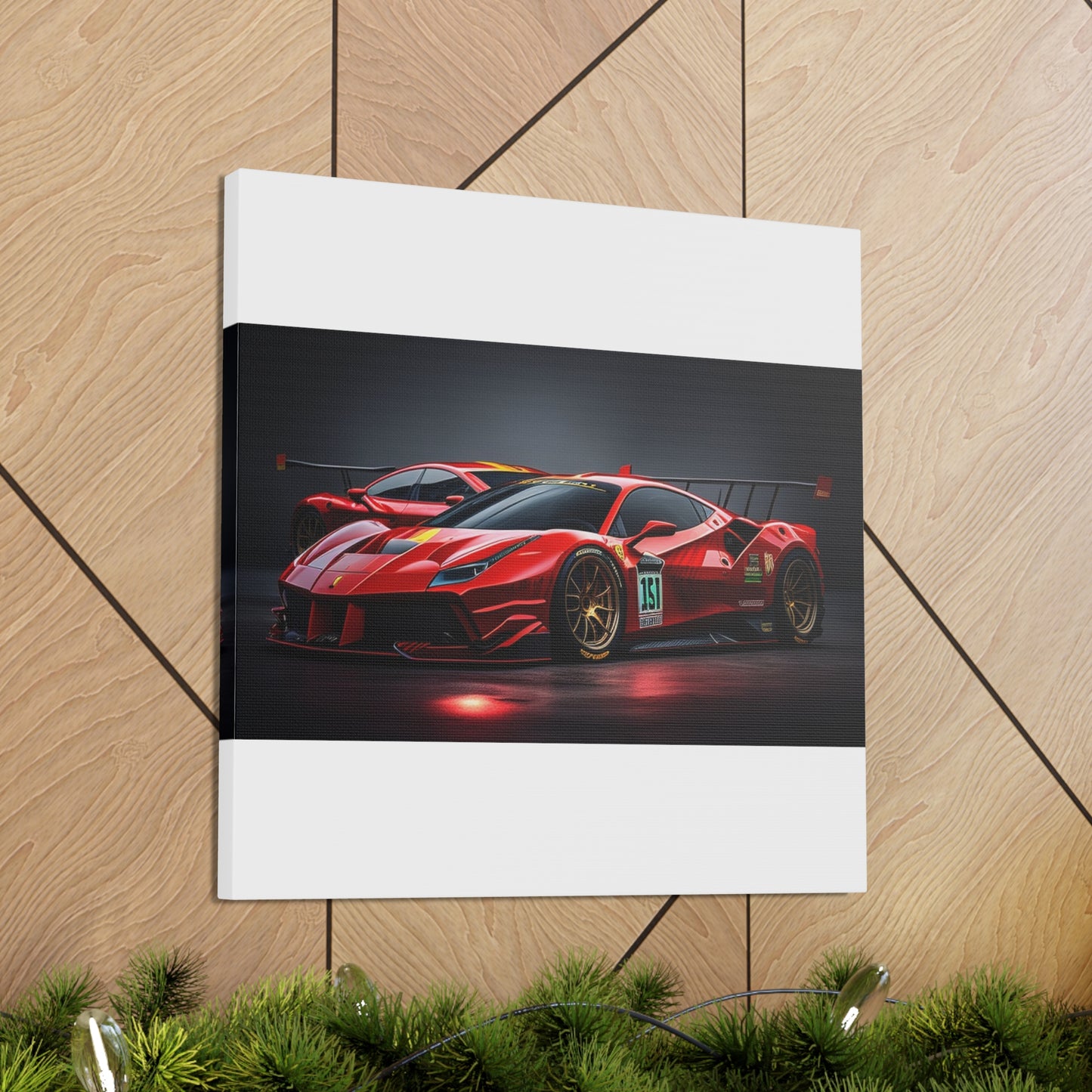 Canvas Gallery Wraps Ferrari Red 2