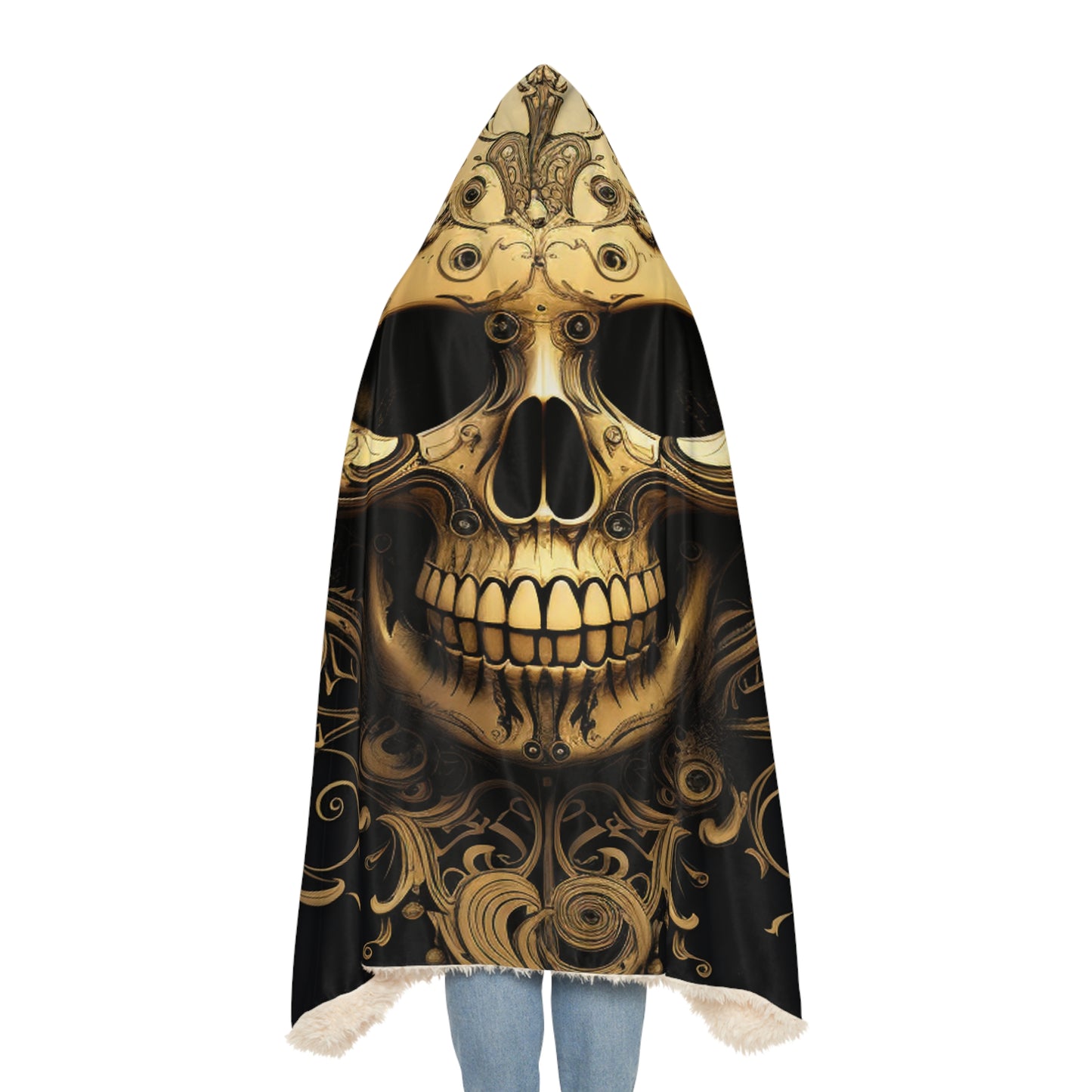 Snuggle Hooded Blanket Skull Treble Clef 3