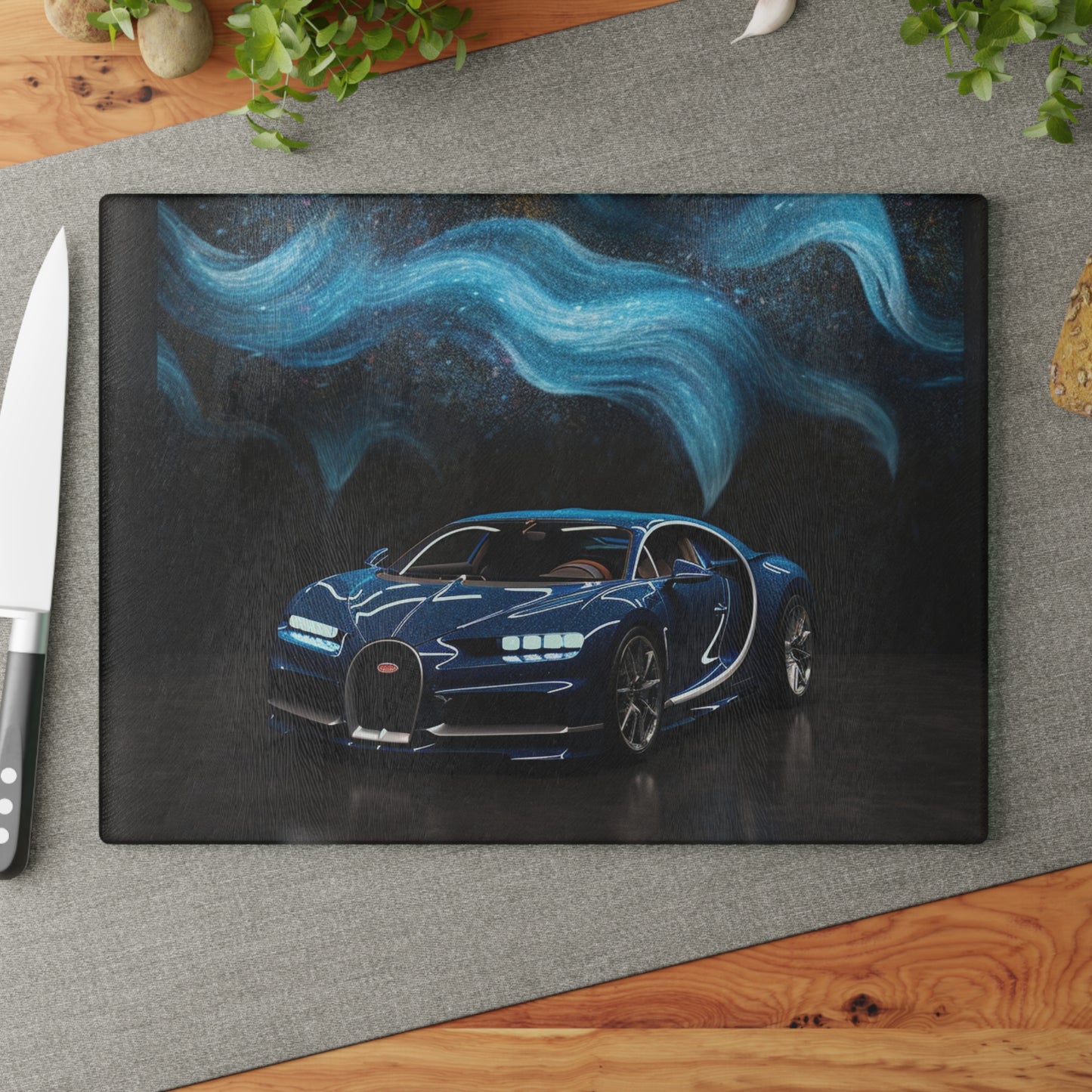 Glass Cutting Board Hyper Bugatti 3